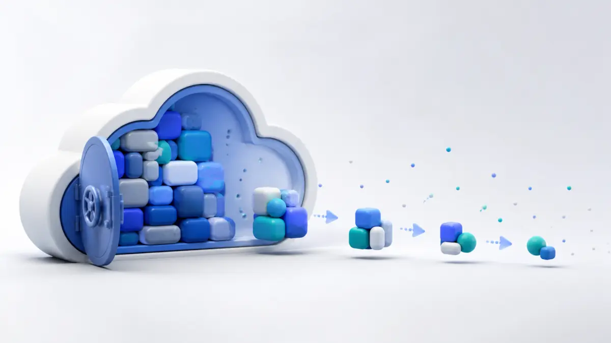 古いバックアップ→写真→iCloud Drive→メール添付、と順に確認してiCloudを軽くする流れのイメージ